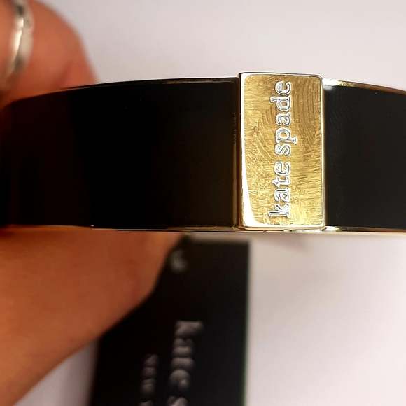 NWT Kate Spade Black Bangle - Picture 3 of 5